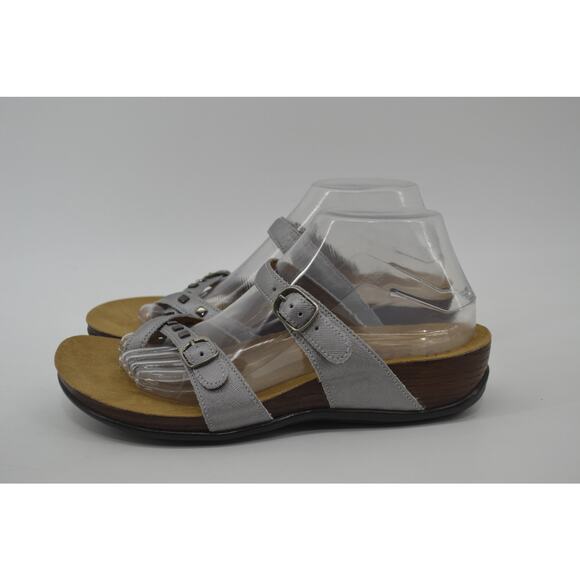 SAS Jett Toe Loop Slide Women's Sandals USA Size 9.5M Gray - Picture 11 of 14